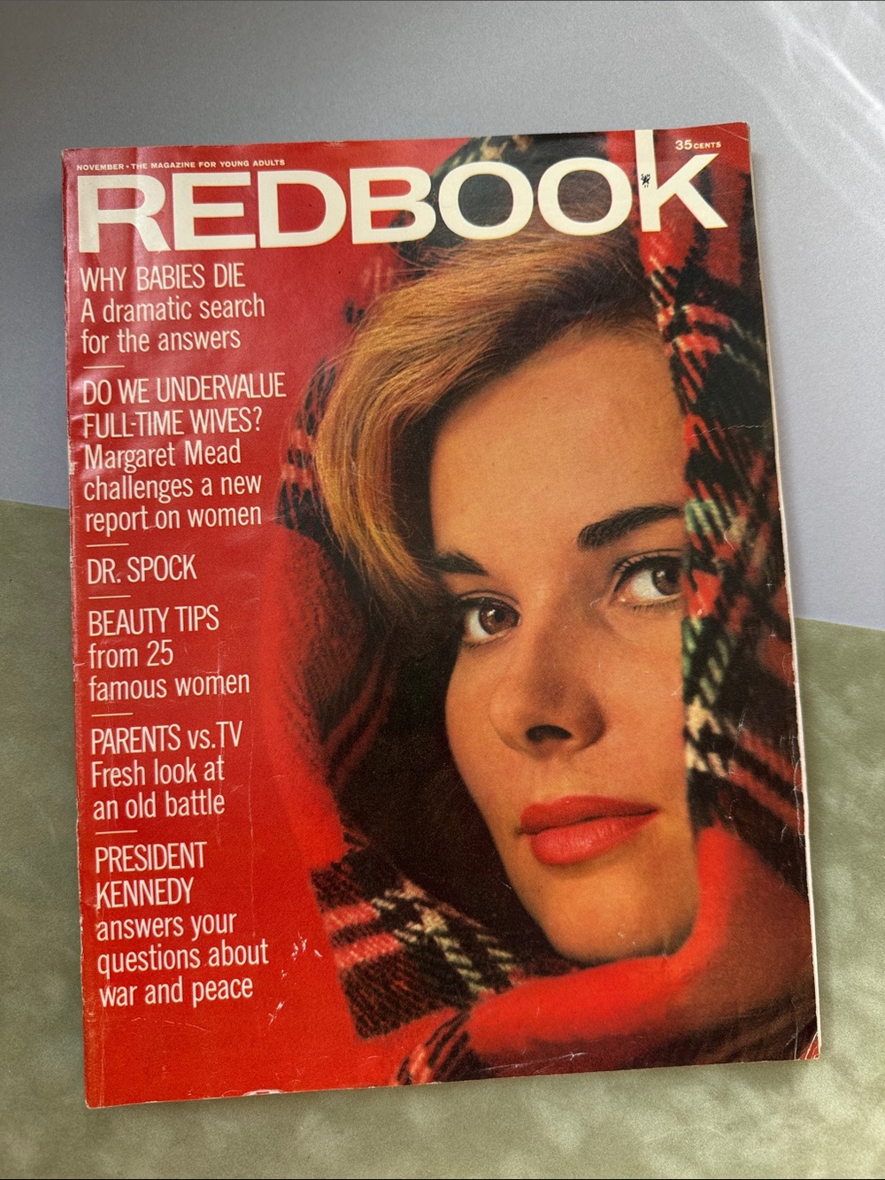 Vintage Nov 1963 Redbook magazine stories current events fiction style recipes